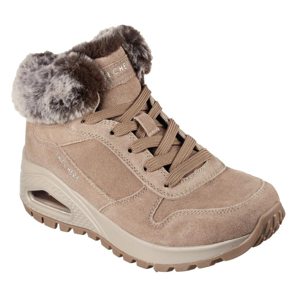 Botín Mujer Skechers Uno Rugged - Wintriness Cafe image number 0.0