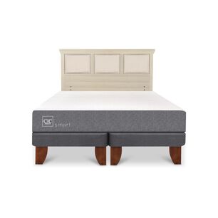 Cama Europea Cic Smart / King / Base Dividida + Respaldo