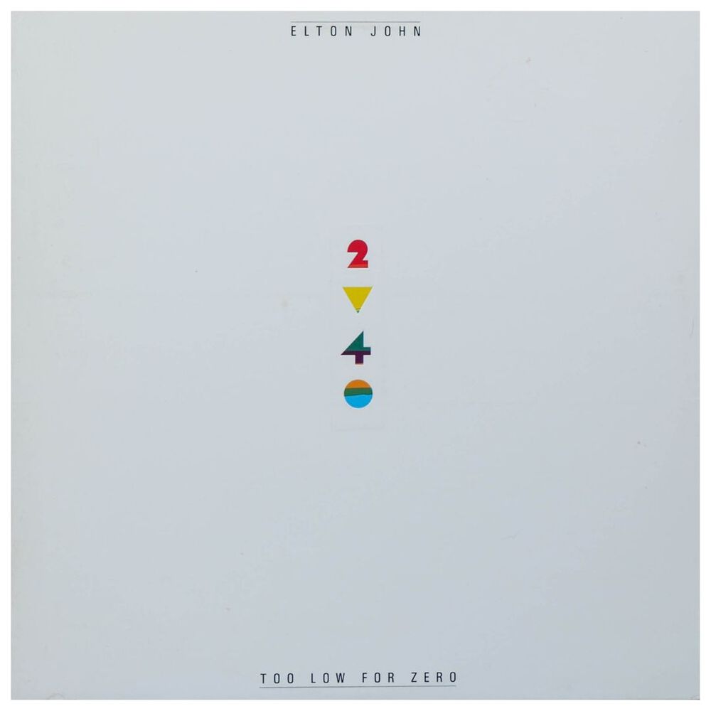Elton John - Too Low For Zero | Vinilo Usado image number 0.0
