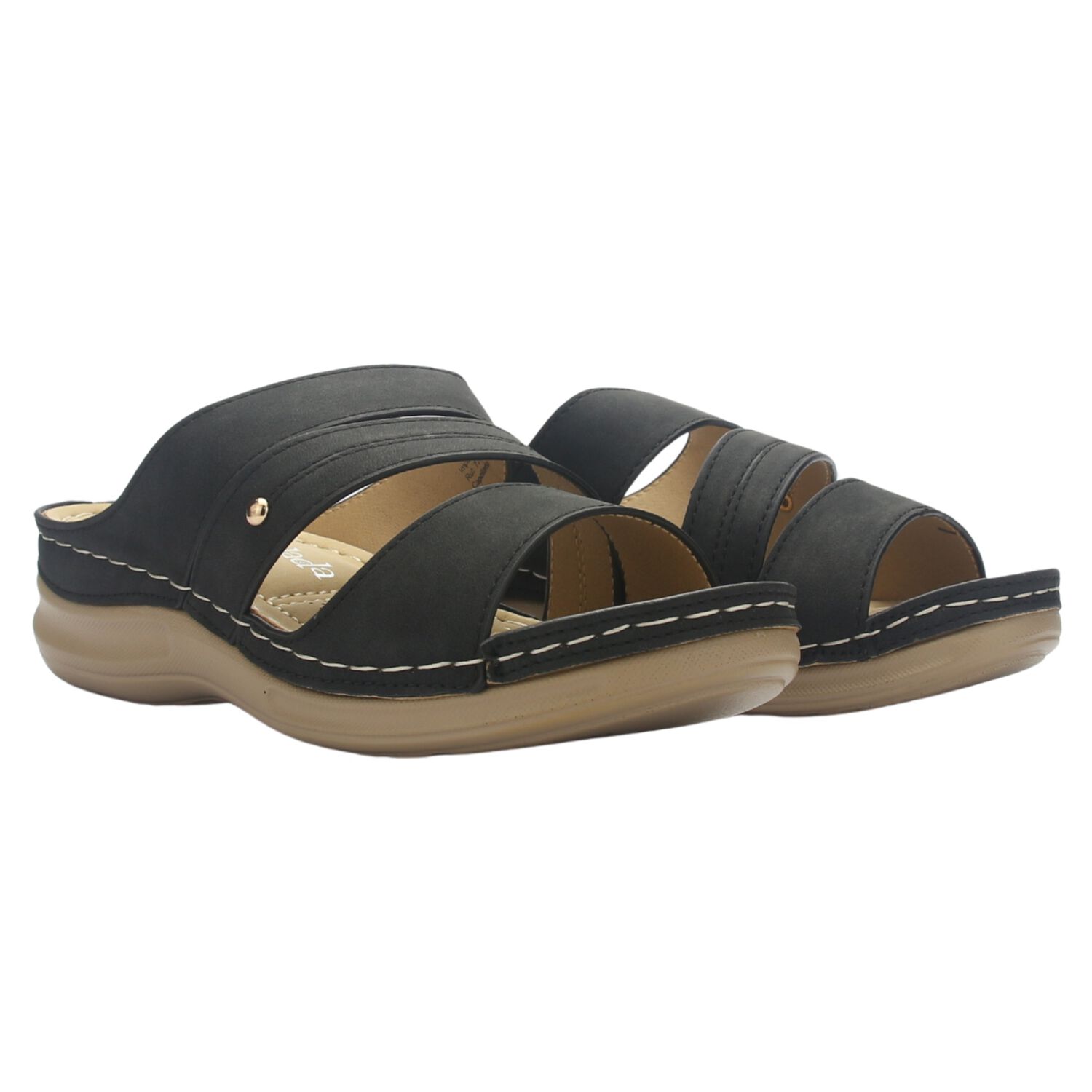Sandalia Chalada Mujer Kon-10 Negro Casual image number 6.0