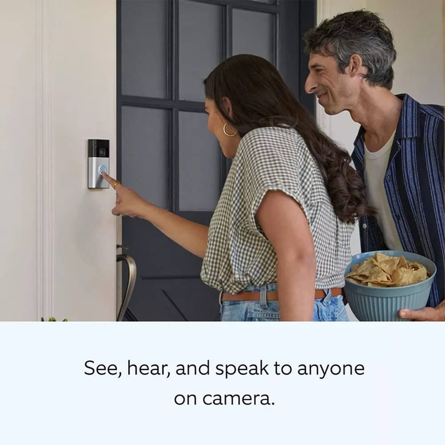 Timbre Ring Battery Doorbell Color Niquel image number 3.0