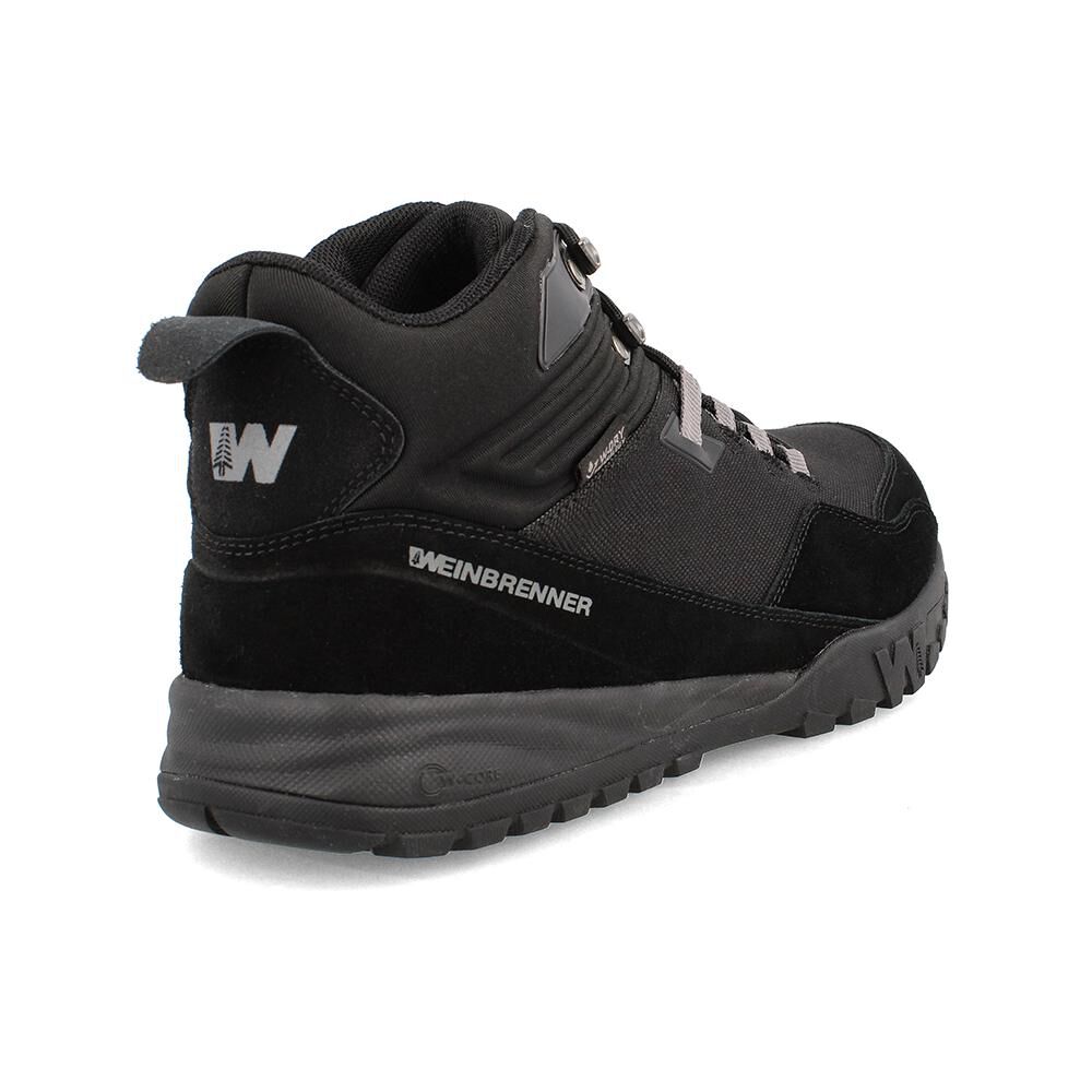 Zapatilla Outdoor Hombre Weinbrenner Beagle Whisler Mid Negro image number 2.0