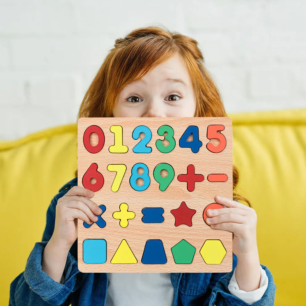 Puzzle Encaje De Madera Letras Abecedario Numeros Didactico image number 3.0