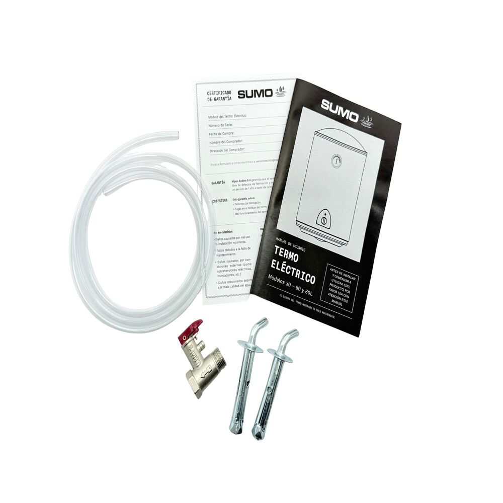 Termo El&eacute;ctrico 50 Litros 1500 W De Muro image number 8.0