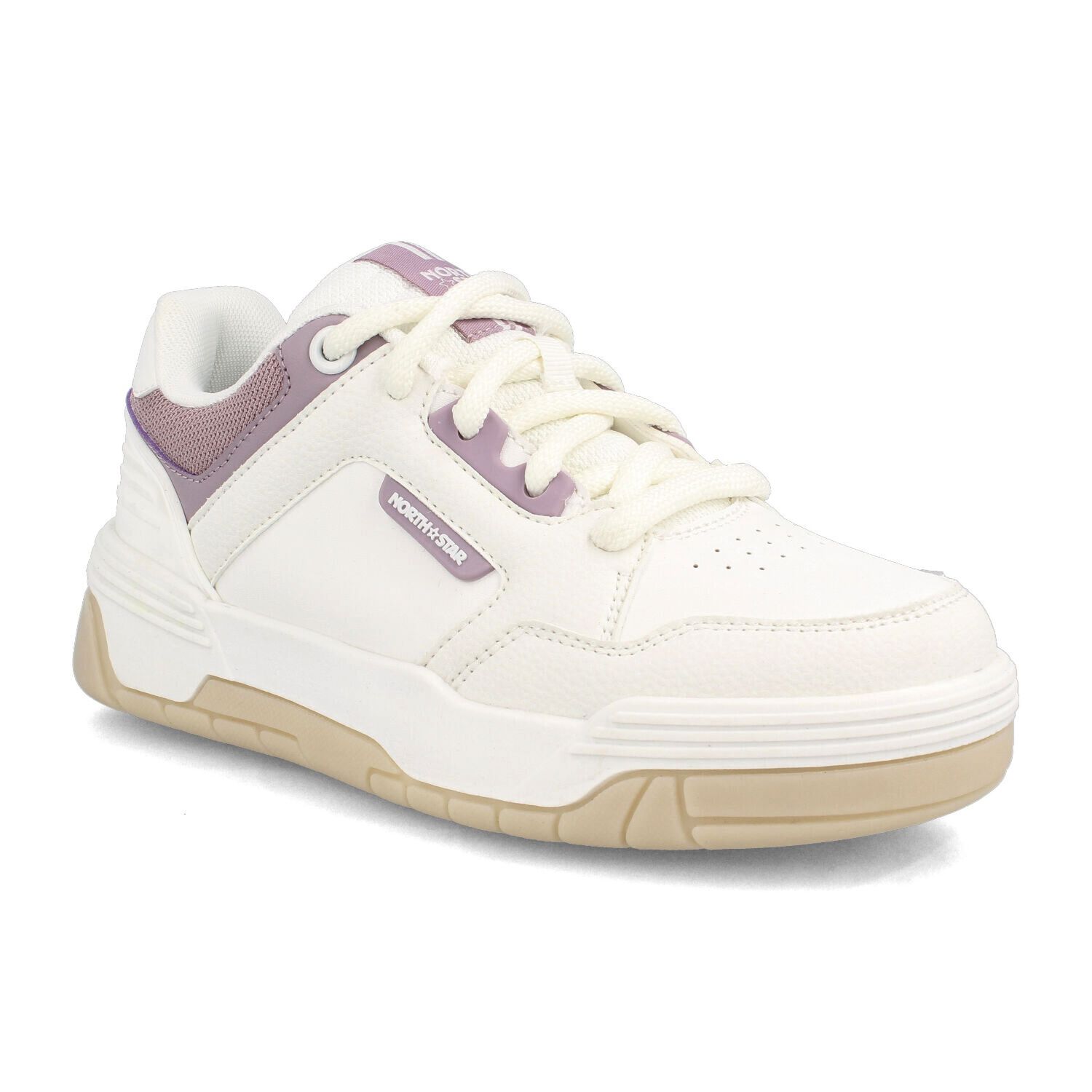Zapatilla Mujer North Star Skater Chunk Blanco-morado image number 1.0