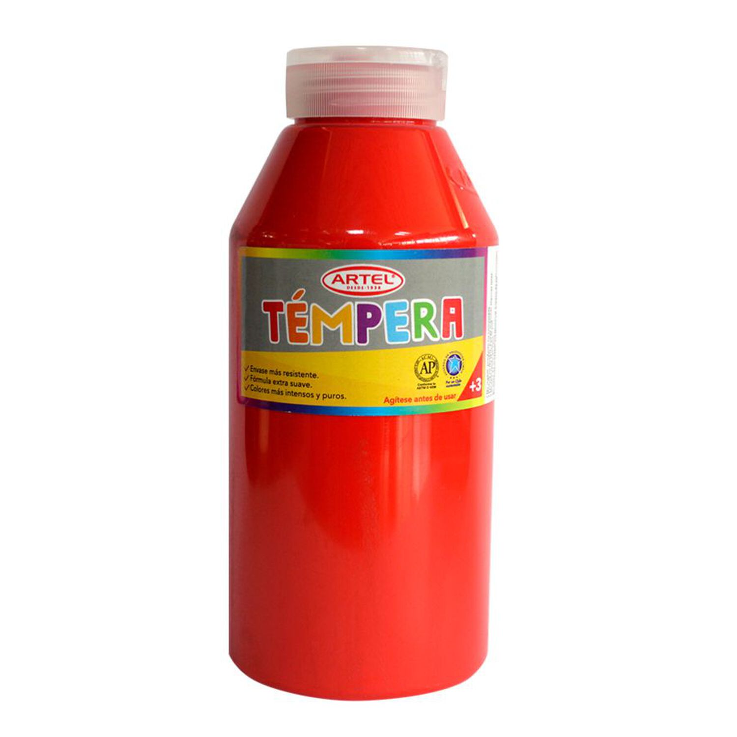 Frasco 500ml Tempera Bermellon 88 image number 1.0