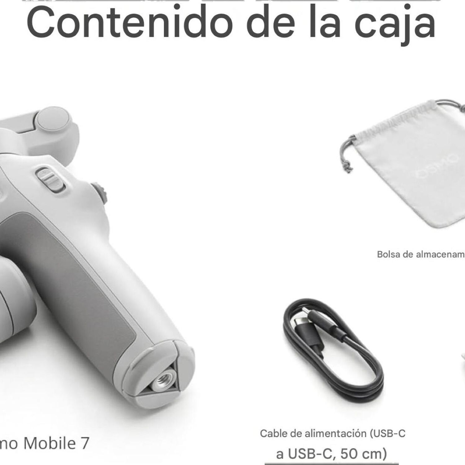 Dji Osmo Mobile 7 | Estabilizador Con Tr&iacute;pode - Activetrack 7.0 image number 8.0