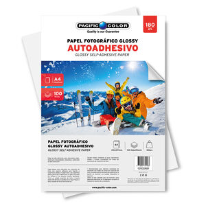Papel Fotográfico Adhesivo 100 Hojas Tamaño A4 180grs - Ps