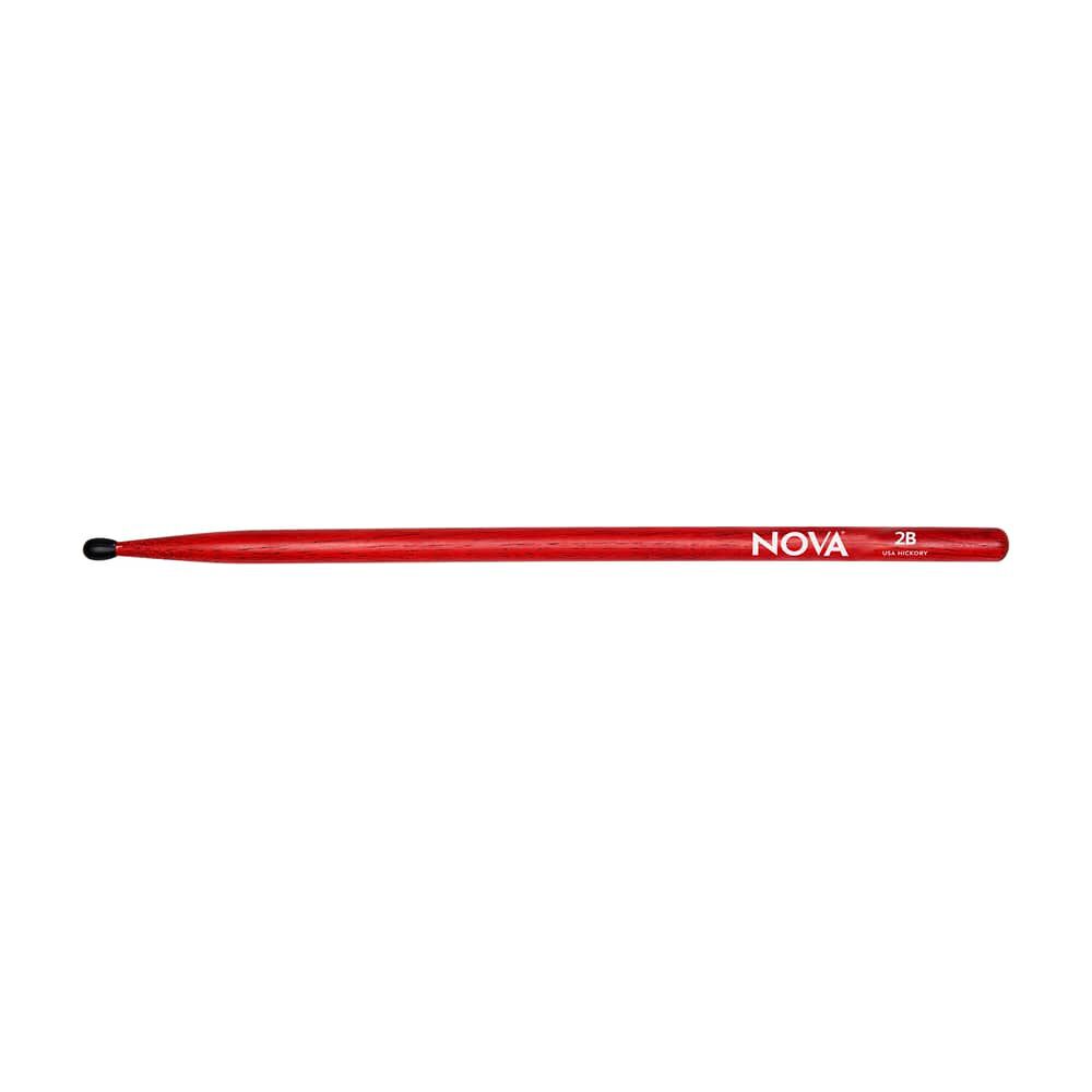 Baquetas Vic Firth 2b Nova Red Punta De Nylon image number 0.0