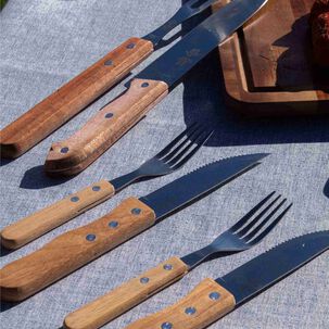 Set De Cubiertos Para Asado Lyn 8 Pzs