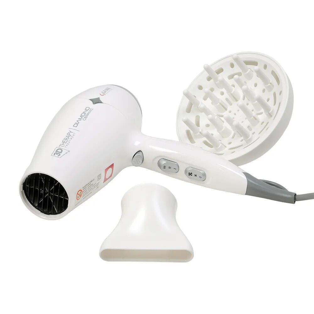 Secador Gama Diamond Ion 3d Therapy Ceramic Ion Nano Silver Blanco 2300w image number 3.0