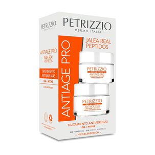 Set De Cremas Antiage Pro Jalea Real Peptidos Petrizzio