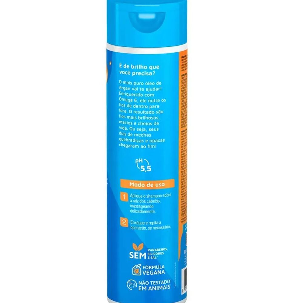 Shampoo Oleo De Argan 300ml Novex image number 1.0