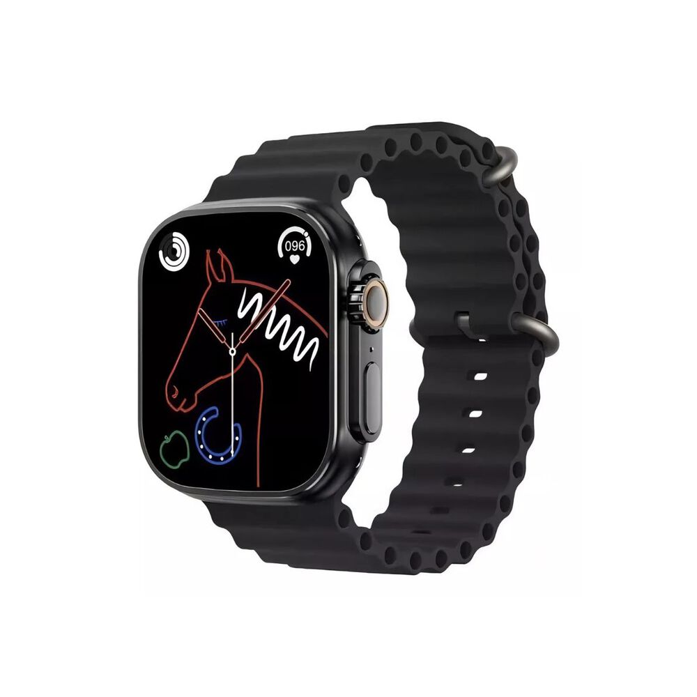 Smartwatch Reloj Inteligente X8 Ultra + Audifonos Y Power Band Naranja image number 1.0