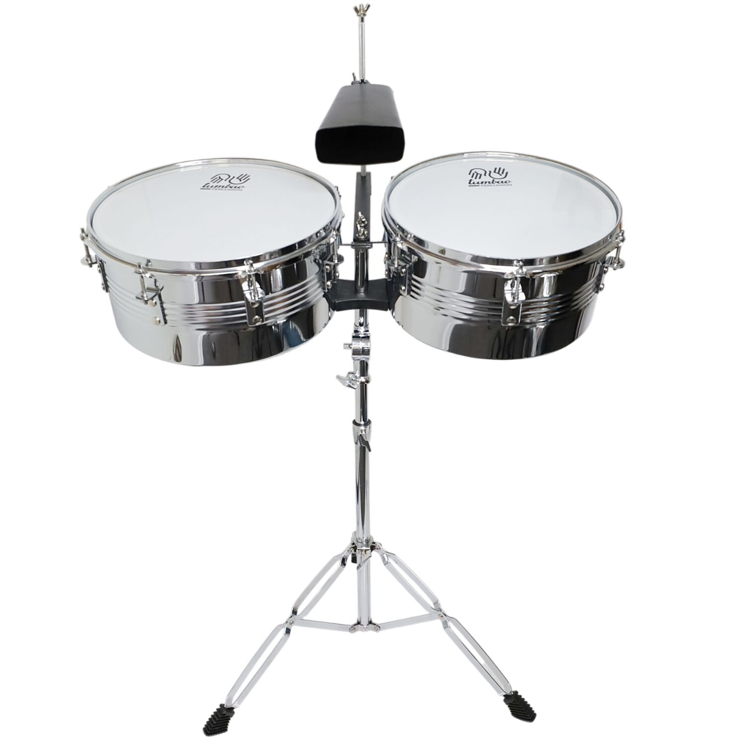 Timbales 13x14xh6.5'' Plateada Tumbao image number 0.0