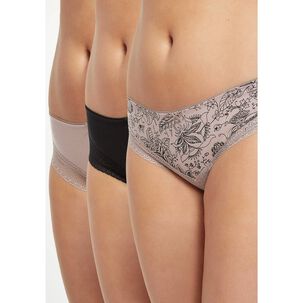Pack 3x Pantaletas Algod&oacute;n P314.0024-caf2 Kayser