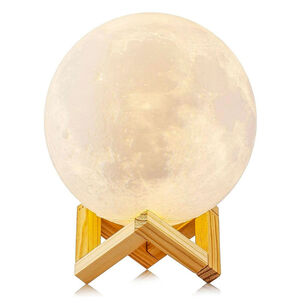 Lámpara Luna Relieve Con 7 Colores Recargable - Ps Lámpara Luna Relieve Con 7 Colores Recargable - Ps