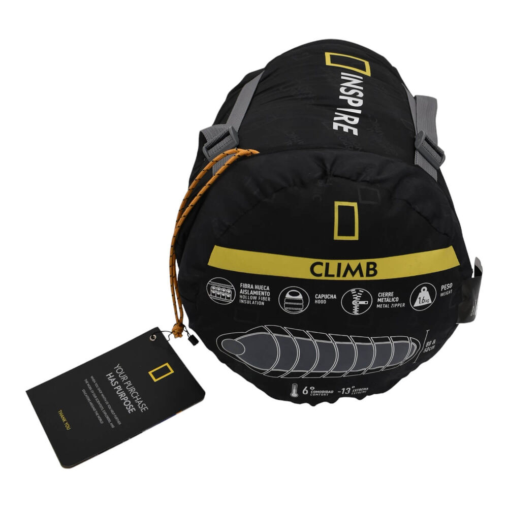 Saco De Dormir Climb 6&deg;c Amarillo National Geographic image number 3.0