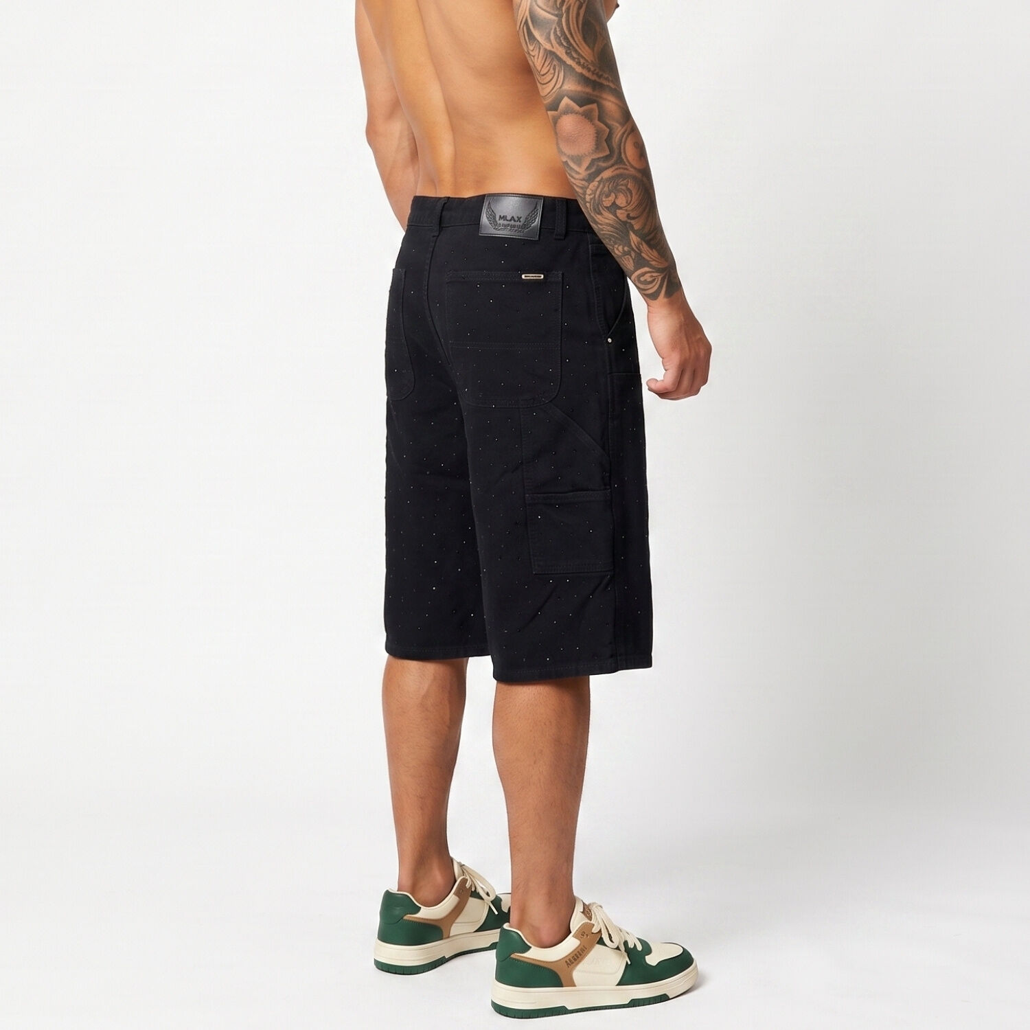 Short Bermuda Denim Brillos Relaxed Fit Hombre Diamond image number 2.0