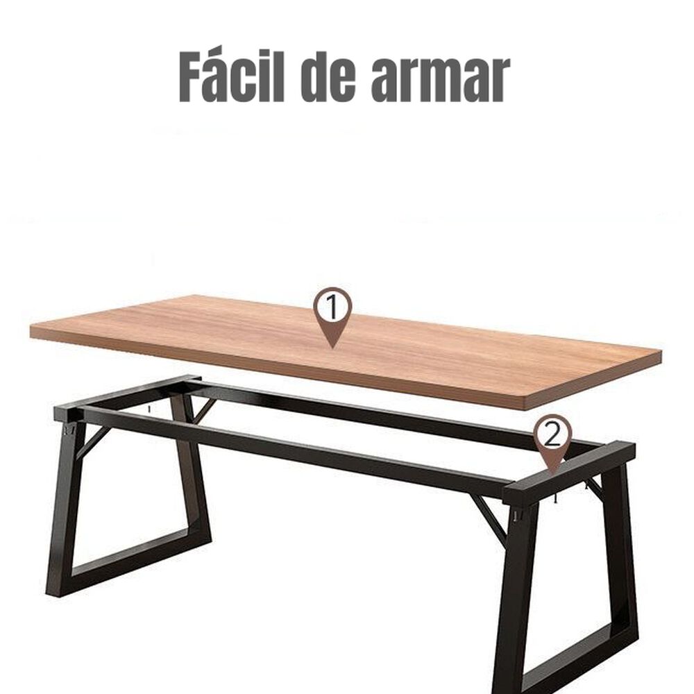 Escritorio Mesa 120*60*75cm By Lubabycas image number 3.0