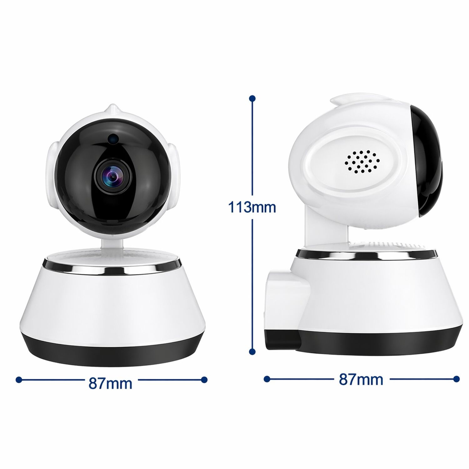 Camara Wifi Rotatoria 360&deg; Hd Robotica Ptz Interior W3860 image number 4.0