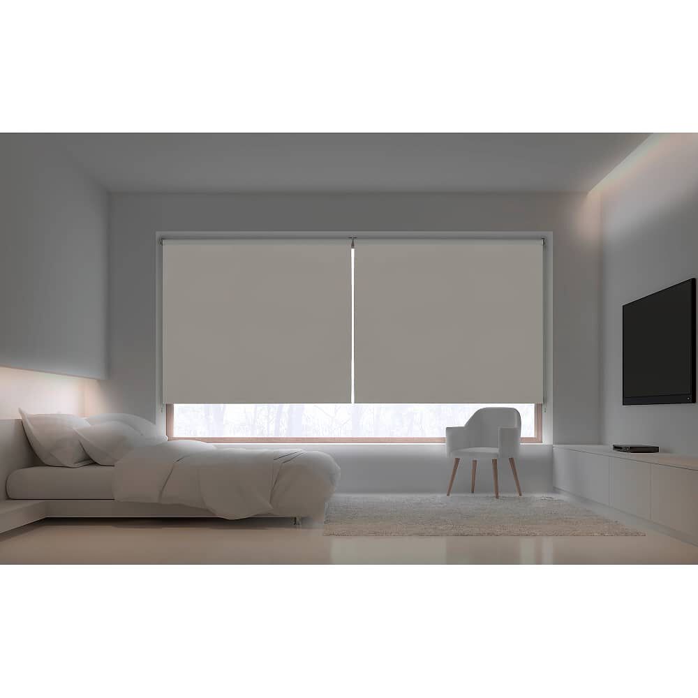 Cortina Roller Premium Viewtex Blackout Solpor Ivory 135x250 image number 1.0