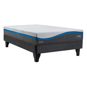Cama Europea Celta Wake Up / 1.5 Plazas / Base Normal