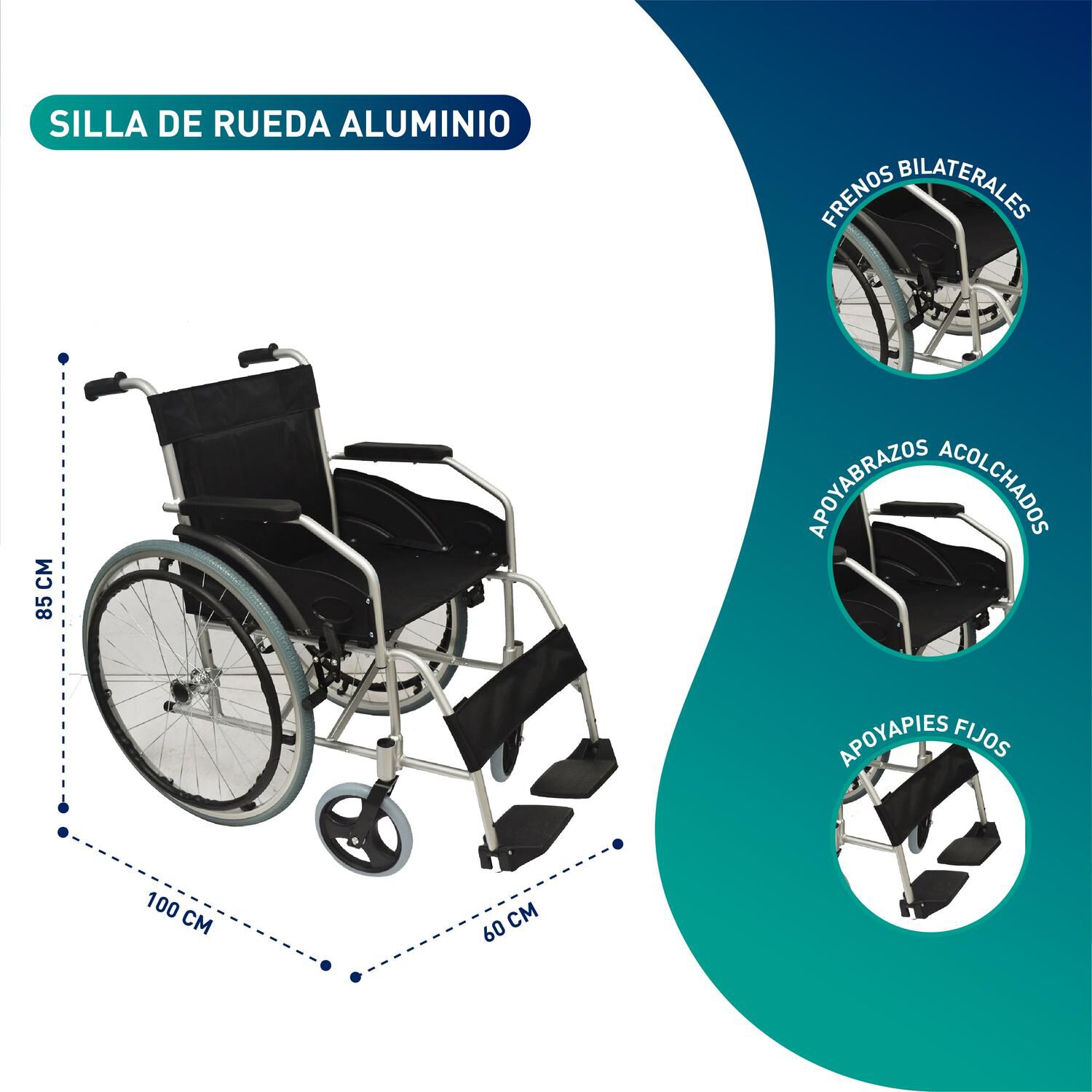 Silla De Ruedas Aluminio Ultra image number 1.0