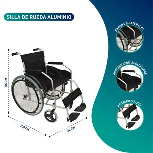 Silla De Ruedas Aluminio Ultra