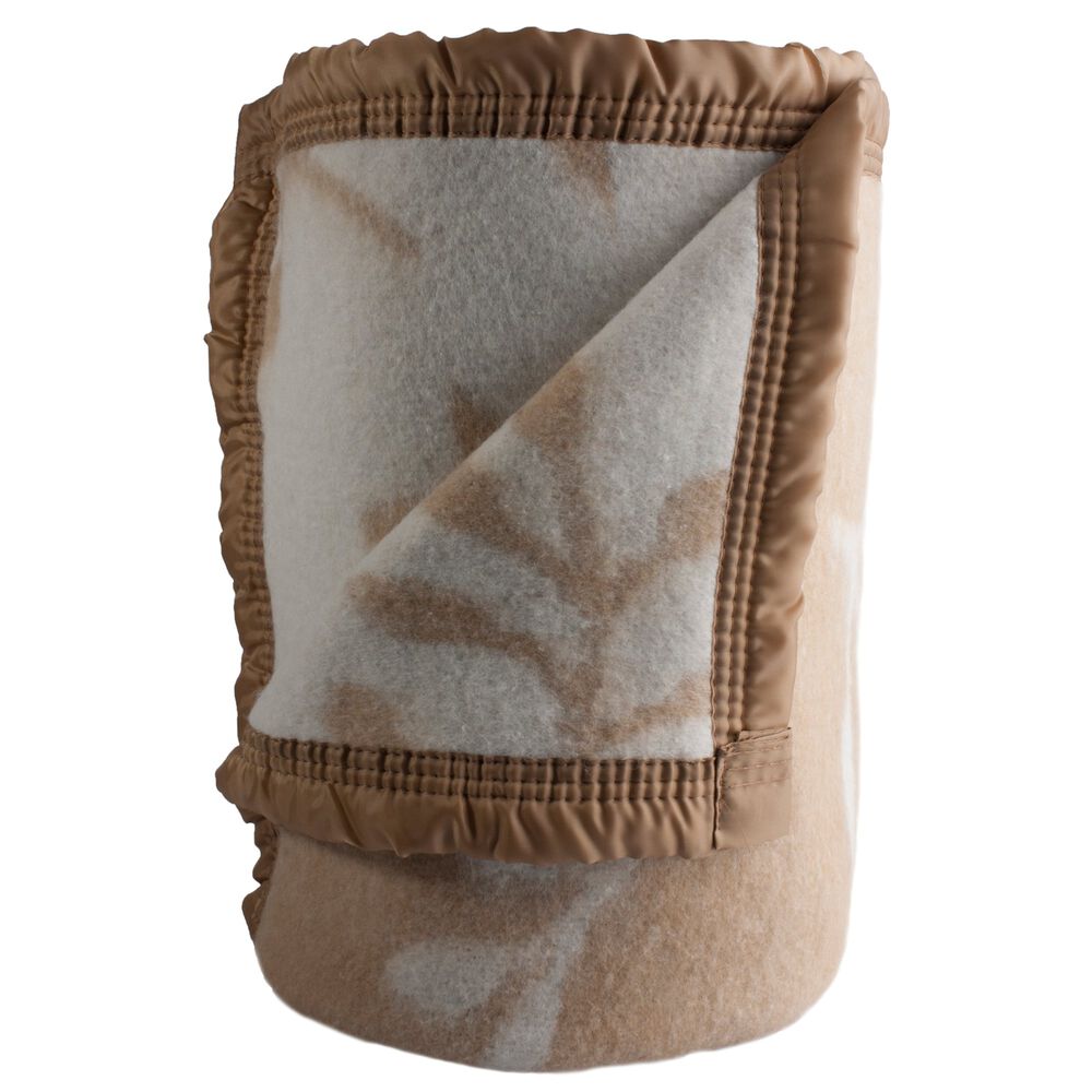 Frazada Andes 25% Lana Rama Beige 1.5 Plaza image number 2.0