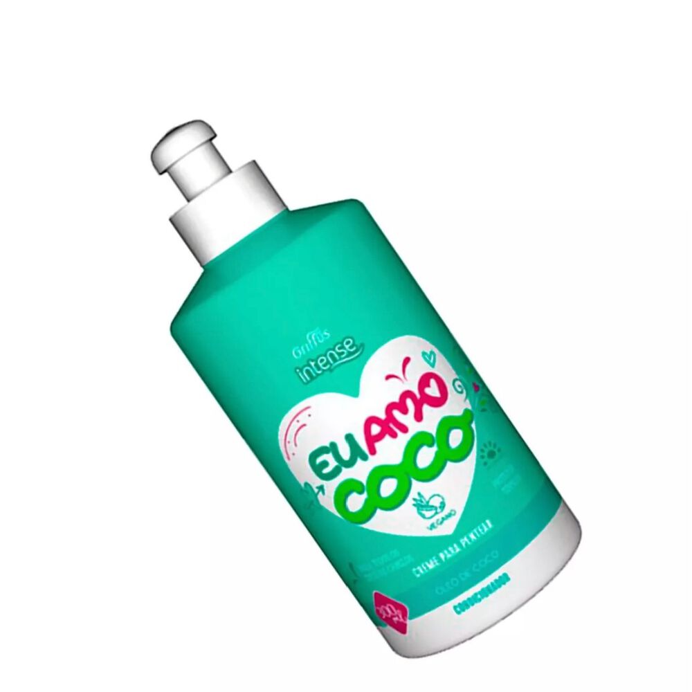 Crema Para Peinar Eu Amo Coco 300ml Griffus image number 2.0