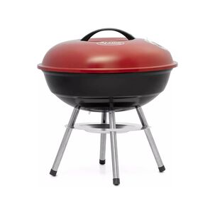 Parrilla Asado Carbón Redonda 36 Cm Roja