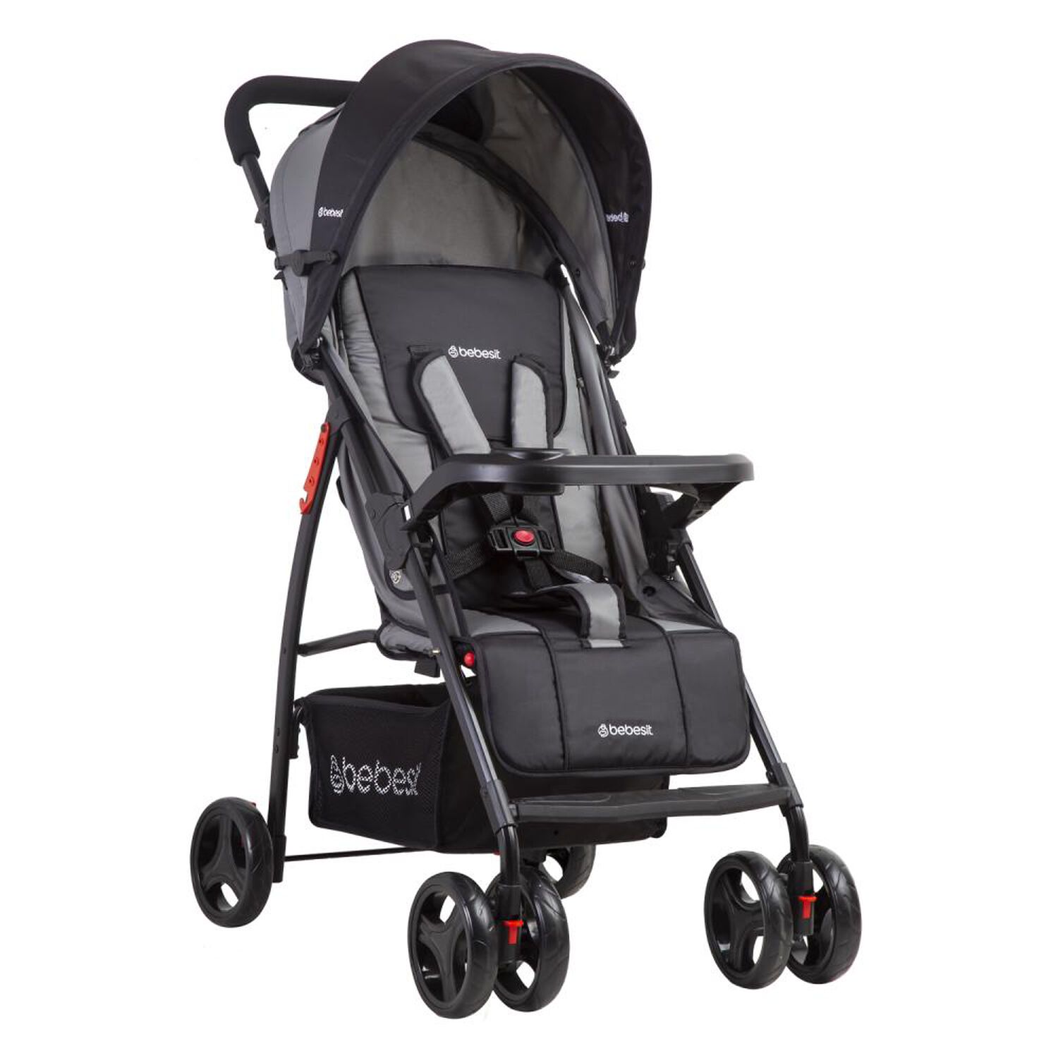 Coche Travel System Bebesit Summer Gris image number 1.0
