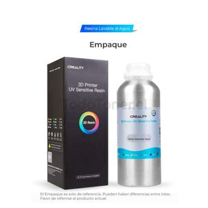 Resina Lavable Al Agua Blanca Para Impresoras 3d 1000g Creality