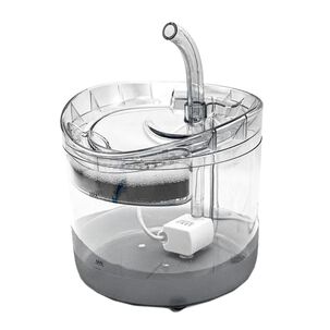 Fuente Agua Autom&aacute;tica Mascotas Transparente 2l Silenciosa