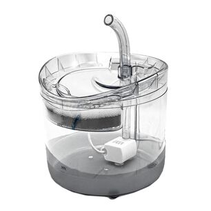 Fuente Agua Autom&aacute;tica Mascotas Transparente 2l Silenciosa