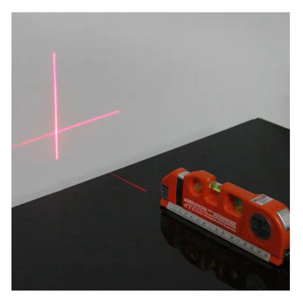 Nivelador Cinta M&eacute;trica Laser 4 En 1 Medidor Herramienta Rojo image number 5.0