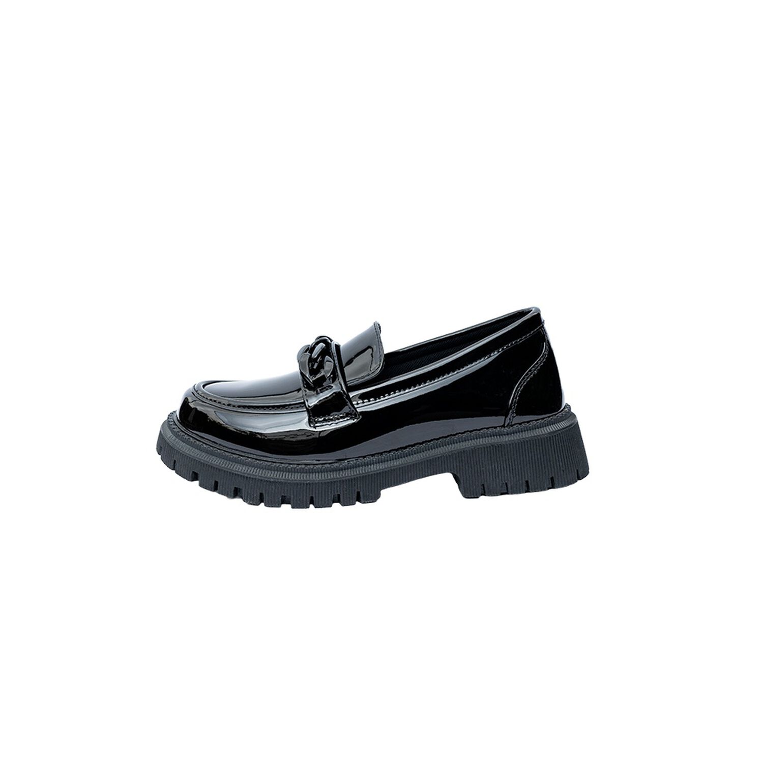 Mocasin Ituri Negro Charol Alquimia image number 1.0