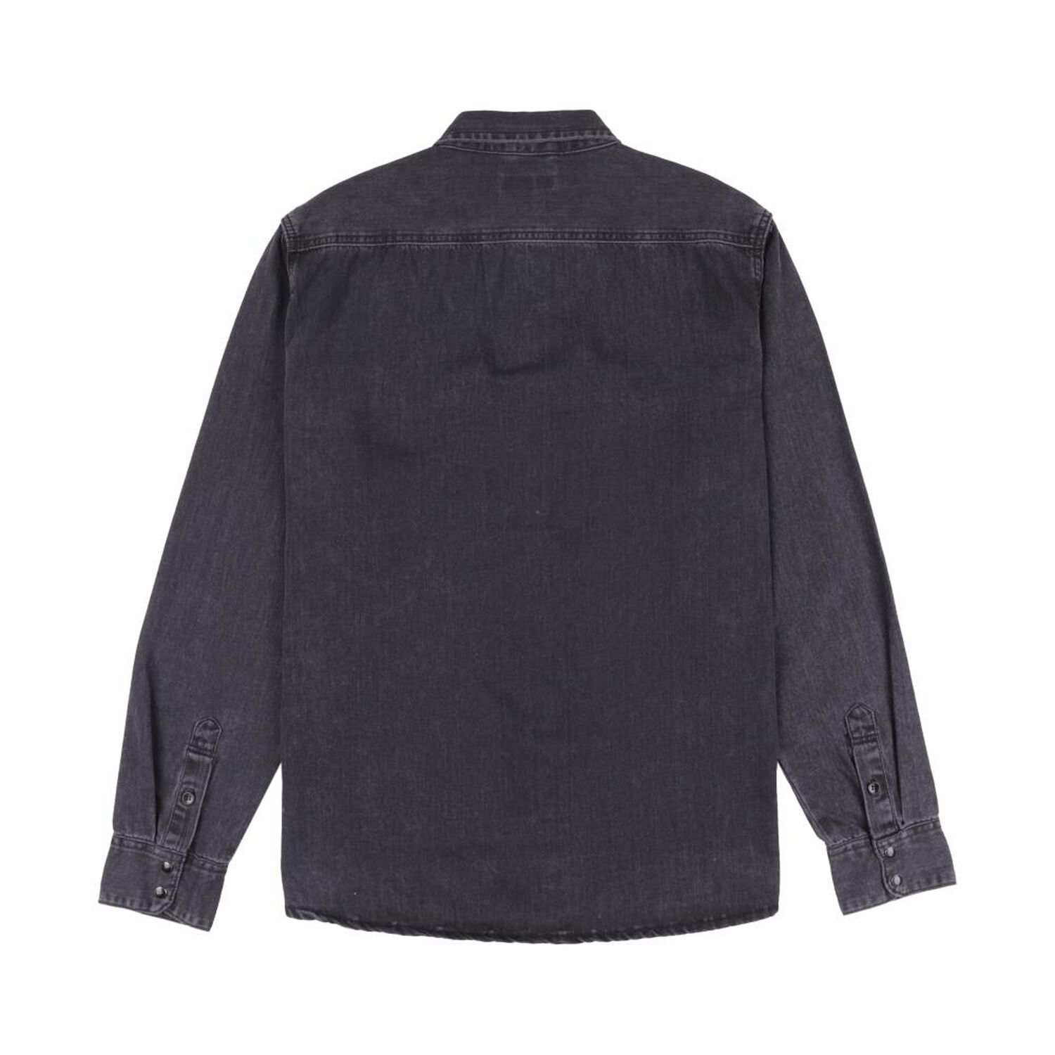 Camisa Denim Manga Larga Hombre Az Black image number 1.0