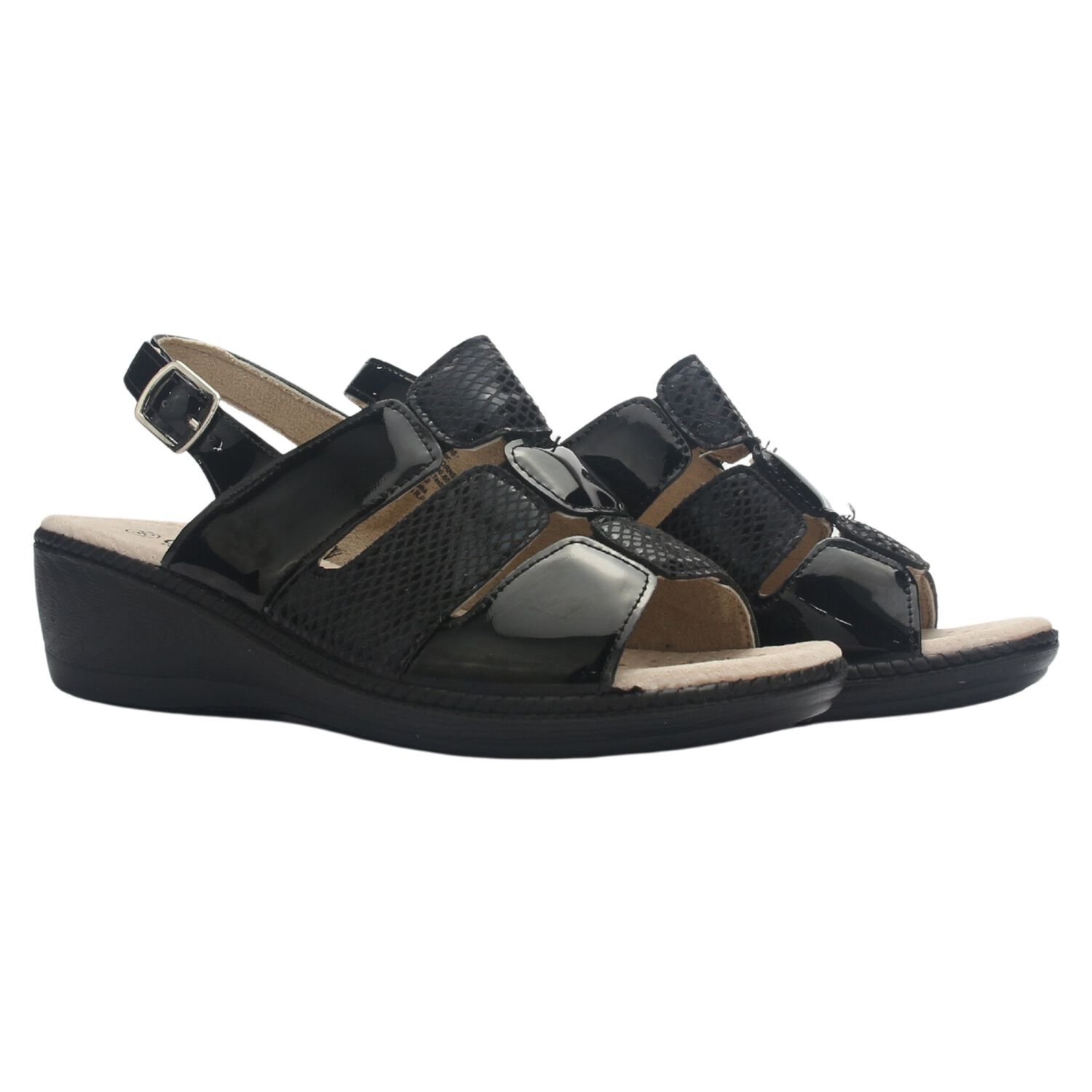 Sandalia Mujer Chalada Lupe-85 Negro Casual image number 6.0