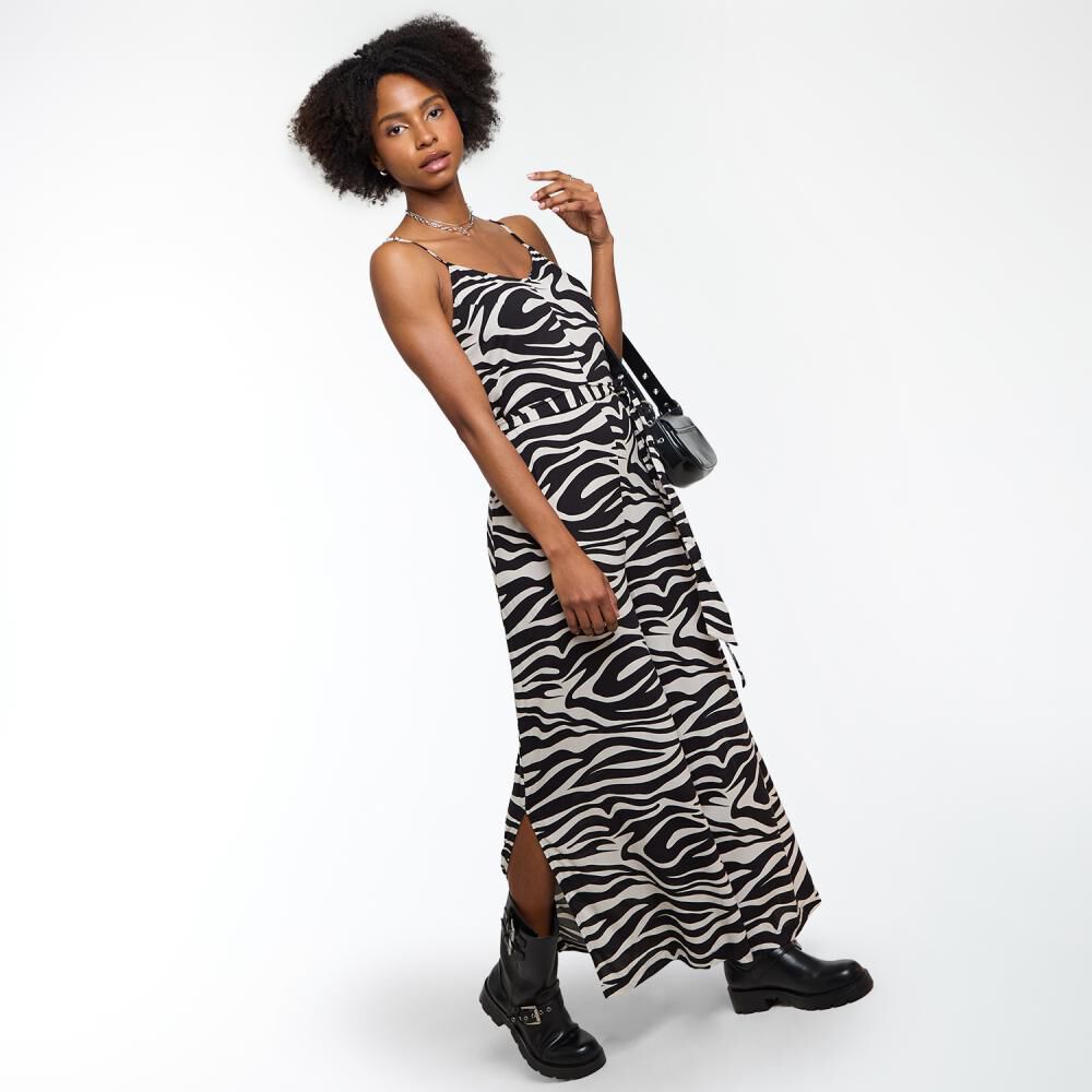 Enterito Largo Estampado Tiro Medio Regular Mujer Rolly Go image number 1.0