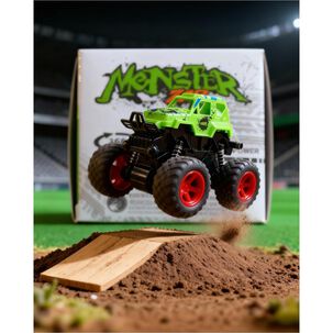 Juguete Auto A Fricci&oacute;n Monster Zap Para Ni&ntilde;os