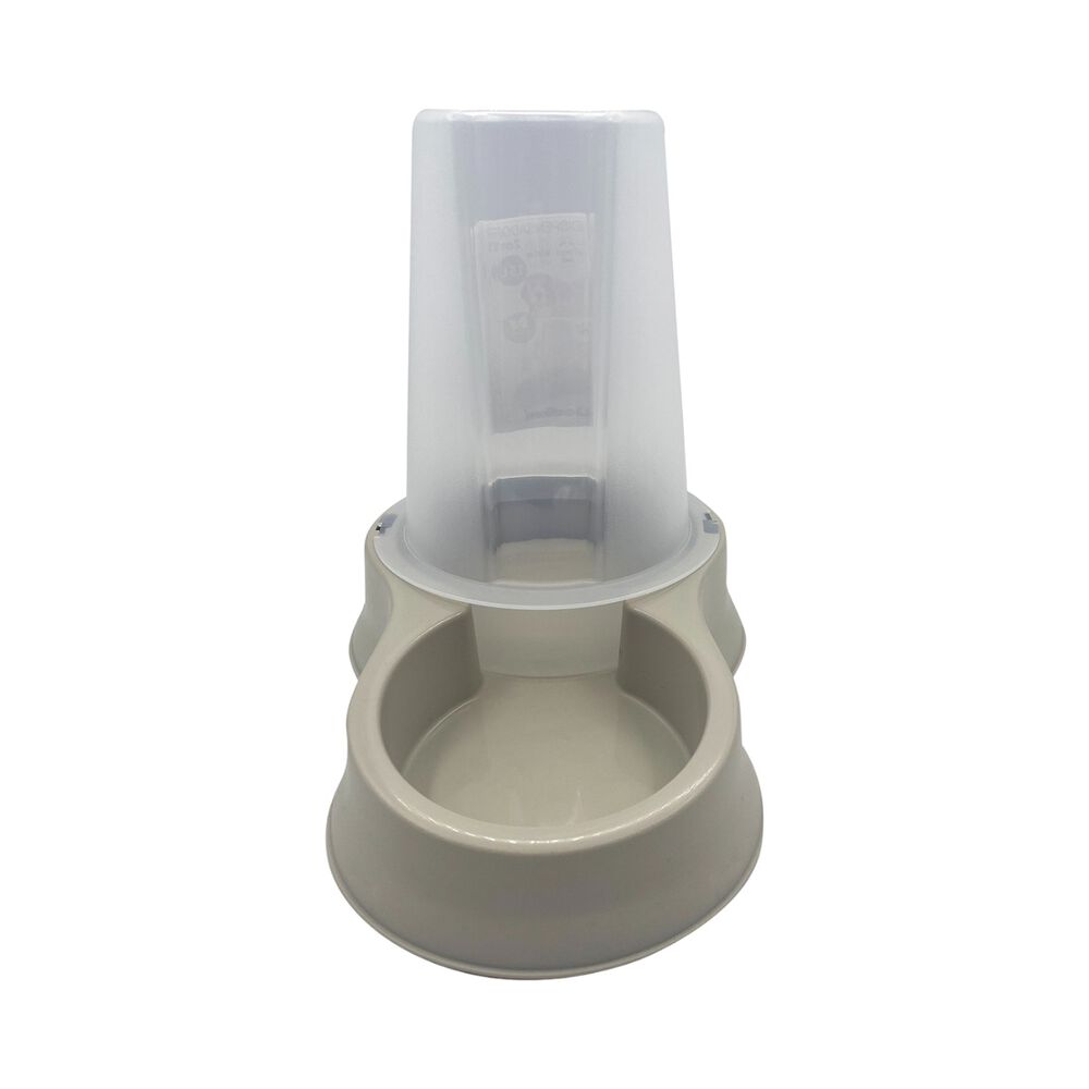 Dispensador Mascota Agua Y Comida 1,5 Litros Beige Plastiken image number 0.0
