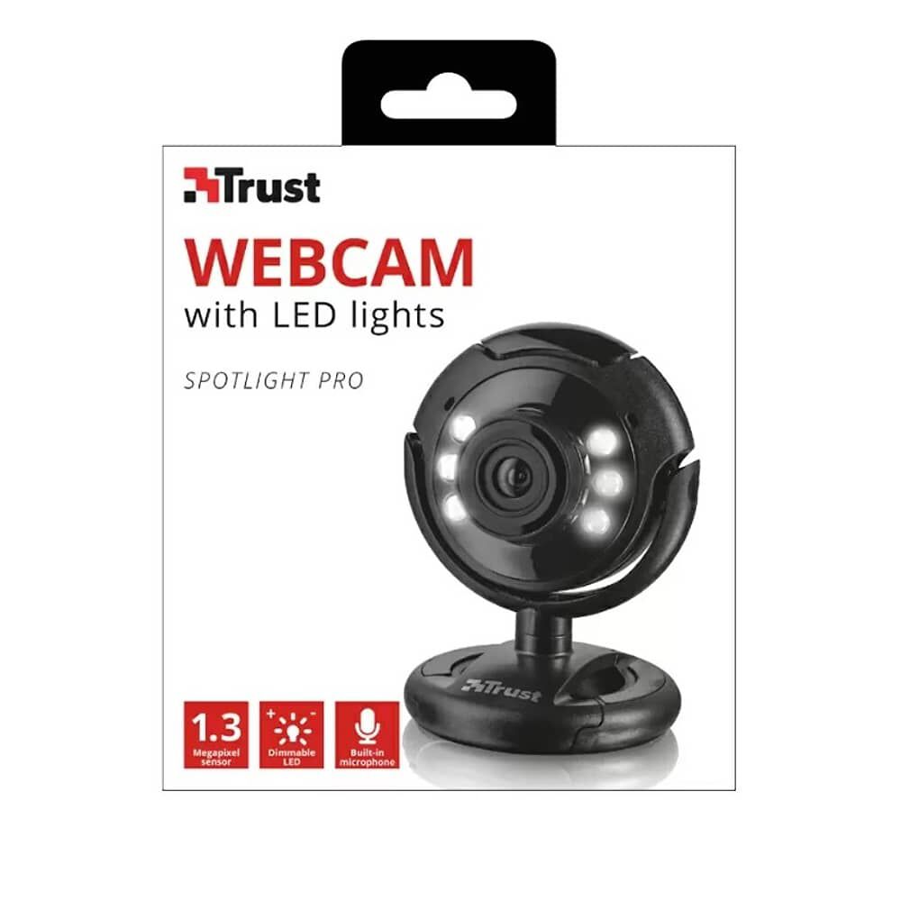 Webcam Camara Web Hd Usb Microfono Con Luz Led image number 4.0