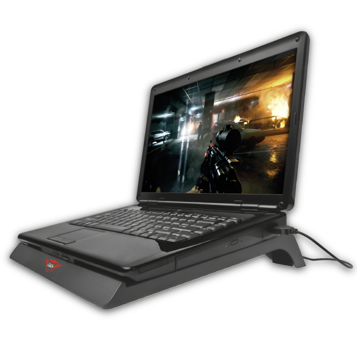 Ventilador Para Notebook Gamer Trust Kuzo Gxt 220 Iluminado image number 1.0