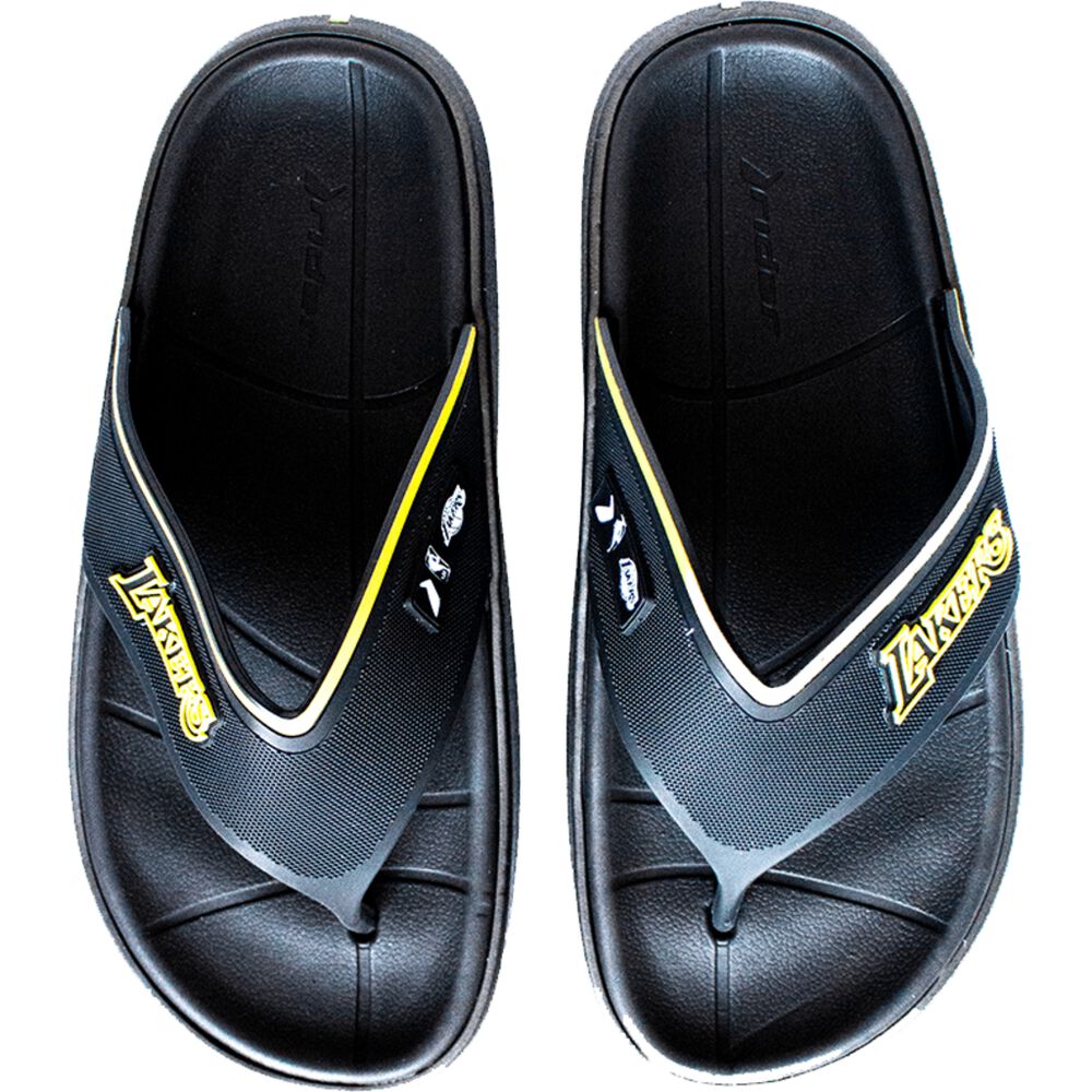 Sandalia Hombre Negro Lakers Nba 90 Rider image number 2.0