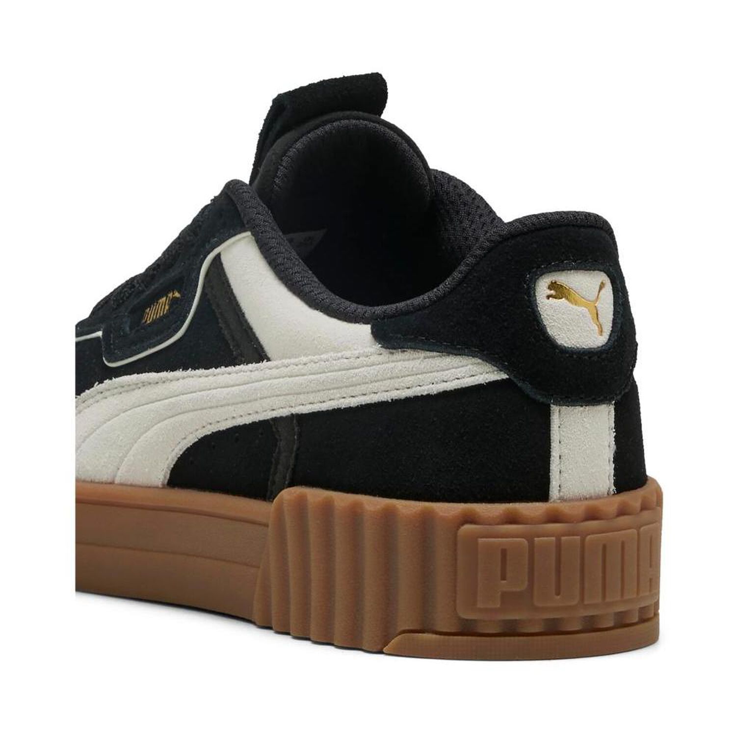 Zapatilla Urbana Mujer Puma Carina 3.0 Luxe Sd Black-warm White- Gold image number 3.0