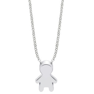 Collar Lp3756-1/1 Lotus Silver Mujer Mothers Love