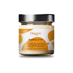Vela Vegetal En Frasco Os Maracuya Organic Spa
