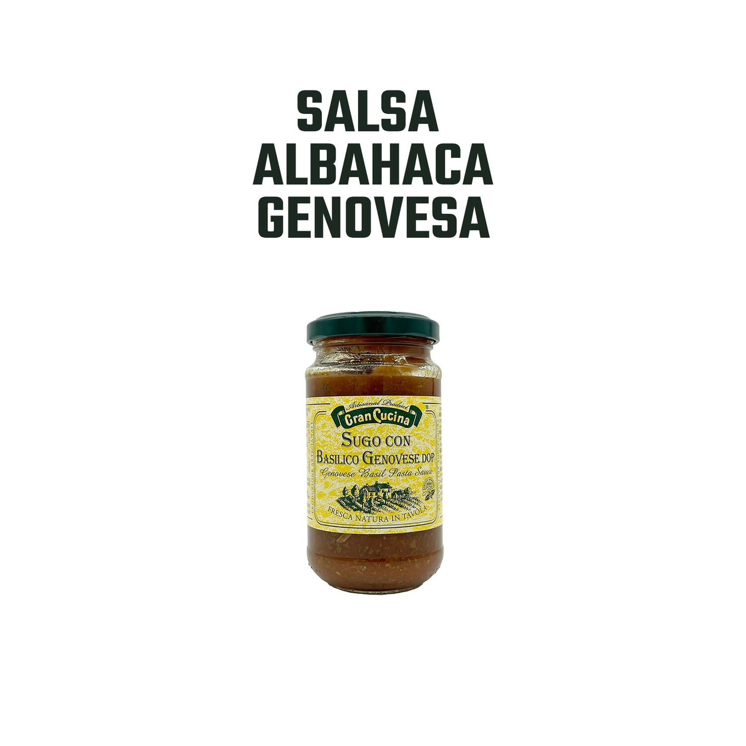 Salsa De Tomate Albahaca Genovesa Gran Cucina 1 X 180 Gr image number 2.0